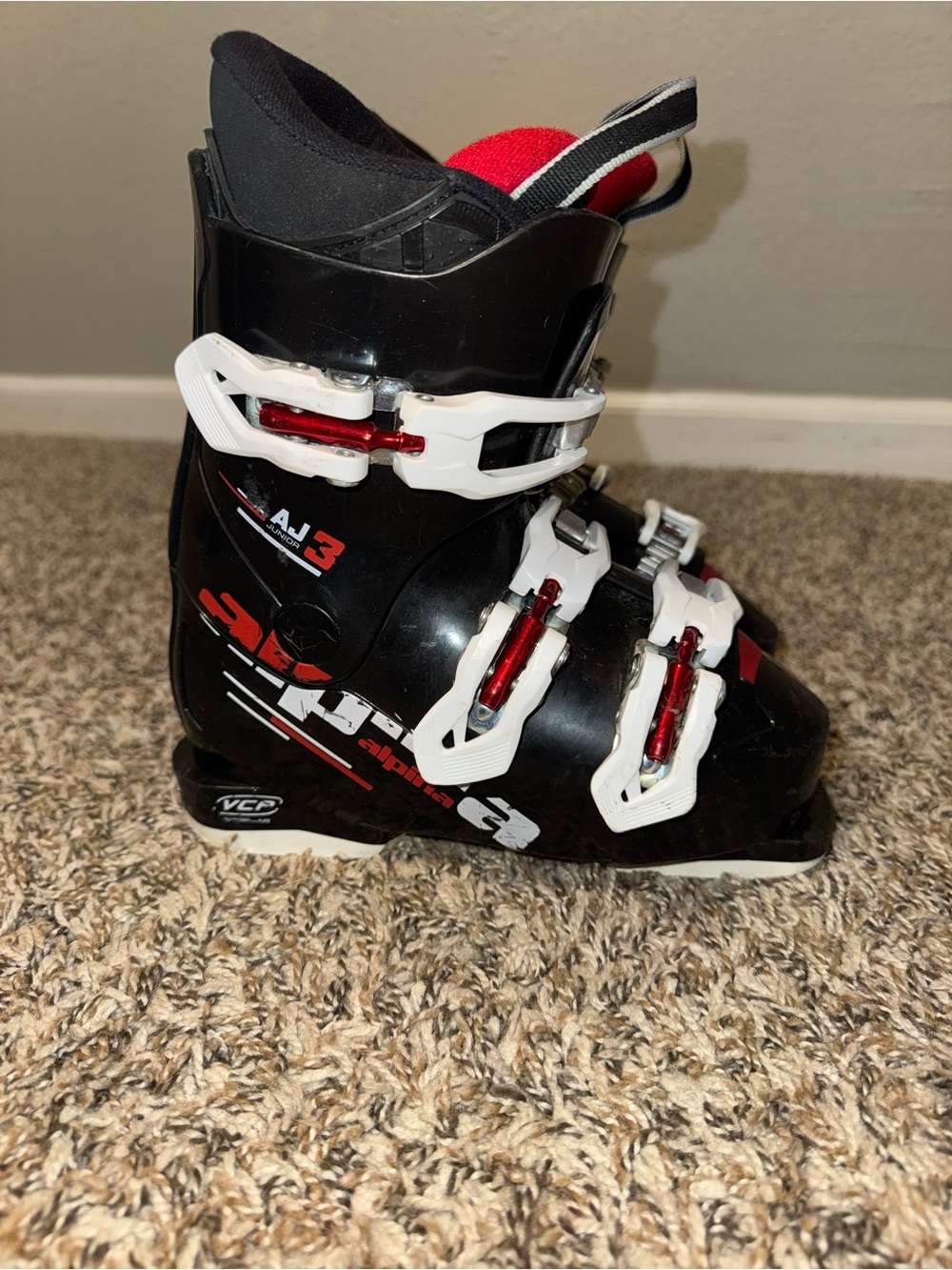 Alpina AJ3 Junior snow Ski Boot mondo size 19-19.5